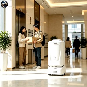<span class=keywords><strong>Robot</strong></span> de livraison léger FlashBot Lite |   Support en aluminium aéronautique pour <span class=keywords><strong>robot</strong></span> de livraison de colis à faible bruit pour bureaux et appartements - Product Image 2