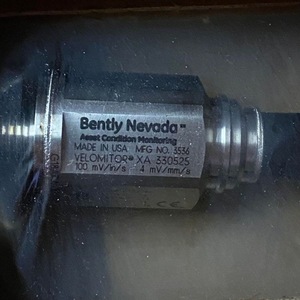 Sensor de Vibración Bently Nevada Velomitor Xa 330525, 100 Mv en S, 4 Mv mm S, Monitoreo del Estado de Activos - Product Image 1