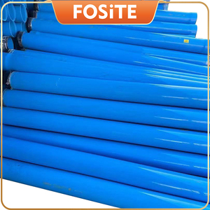 Tubería de <span class=keywords><strong>PVC</strong></span> Perforada Azul <span class=keywords><strong>para</strong></span> Recolección de Líquidos Filtrados Subterráneos - Product Image 4