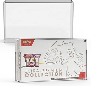 Rõ ràng tùy chỉnh Acrylic Prismatic diễn biến UPC thẻ trường hợp UPC/etb bảo vệ hộp, hiển thị trường hợp cho TCG Bộ sưu tập & Lưu trữ - Product Image 3