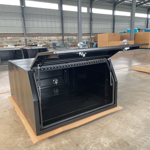 Aluminum Portable Waterproof Outdoor Pickup Truck Ute Canopy with <b>Tool</b> <b>Box</b> 2000L Capacity - Product Image 2