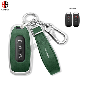 Logo personalizzato portachiavi per auto Cover Shell Holder per <span class=keywords><strong>Ford</strong></span> Territory Transit EcoBoost <span class=keywords><strong>Fusion</strong></span> F150 2017-2021 <span class=keywords><strong>accessori</strong></span> portachiavi - Product Image 1