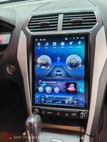 Autoradio Android de style Tesla de 12,1 pouces pour Ford Explorer 2011-2019 8 Go + 256 Go CarPlay GPS Navigation Stéréo