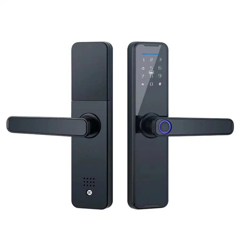 Serratura intelligente per impronte digitali Tuya serratura intelligente per la sicurezza domestica con Password APP WiFi sblocco RFID hotel elettronici