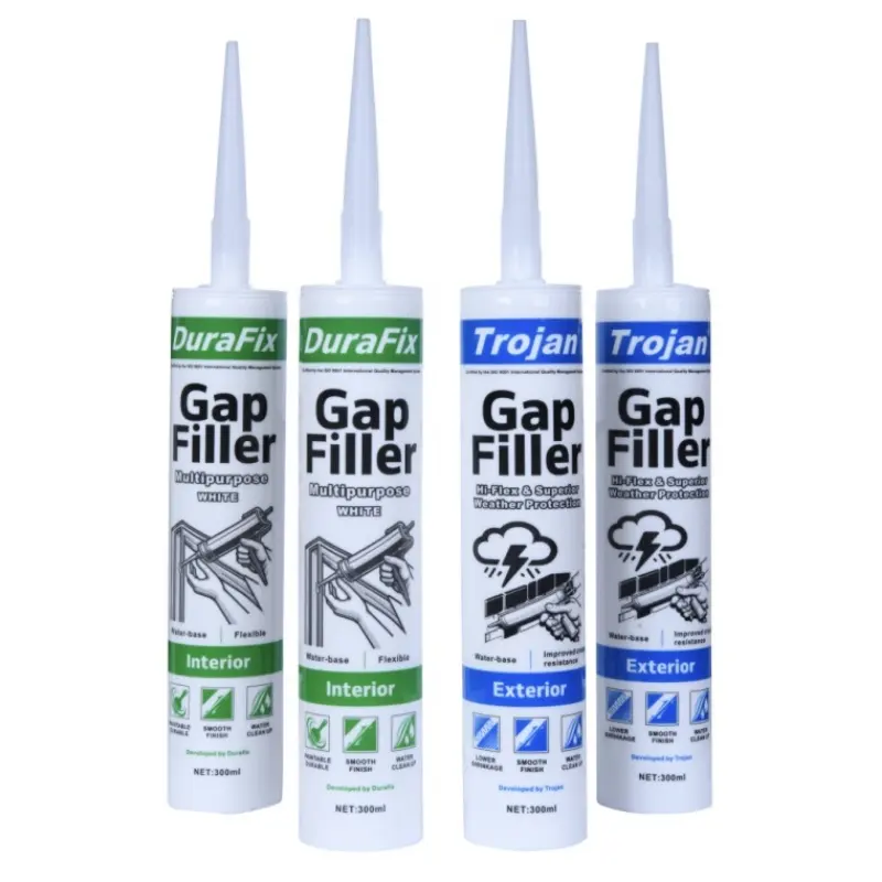 No shrinkage paintable acrylic latex sealant paint acrylic caulking gap filler no gap