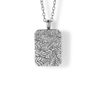 Collier Gemnel en argent sterling 925, best-seller depuis 25 ans, motif feuille sculptée, collection Forêt Sereine