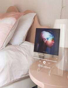 Soporte de acrílico personalizado regalos románticos Diy acrílico música <span class=keywords><strong>Spotify</strong></span> placa personalizada <span class=keywords><strong>Spotify</strong></span> canción placa personalizada - Product Image 4