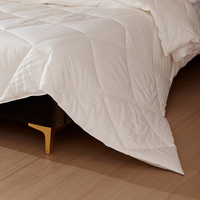 Luxus 300TC Cotton Shell Quilt Tröster Bettdecke Bedrucktes Muster Vier Jahreszeiten Winter Sommer Reine Bambus Gefüllte Wurm Bettwäsche