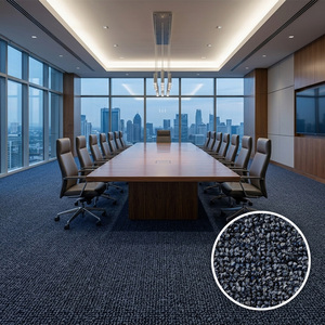Modern Office Wall to Wall <b>Carpet</b> Solid Color Low Pile Tufted Polypropylene Stain Resistant Commercial Use - Product Image 1