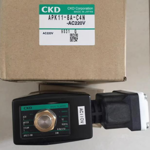 Válvula Solenoide Piloto de 2 Puertos Serie <span class=keywords><strong>APK</strong></span>, Modelo APK11-8A-C4A-AC220V, para PLC - Product Image 1