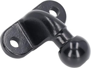 <span class=keywords><strong>Boule</strong></span> <span class=keywords><strong>d</strong></span>'<span class=keywords><strong>attelage</strong></span> forgée noire de 50 mm en acier robuste pour remorques, camping-cars et caravanes - Product Image 5