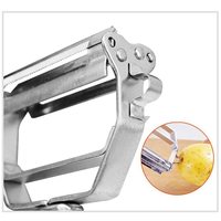 Couteau à éplucher multifonctionnel en acier inoxydable, couteau à racler, éplucheur de melon, combinaison de couteaux