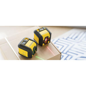 Nivel Láser Stanley Cubix de Haz Rojo, Herramienta de Alineación Compacta de 360 Grados para Construcción de Precisión y Proyectos de Bricolaje - Product Image 1