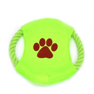 Kenevir halat köpek eğitim Bite halat plaka/açık oyun bez uçan disk/özelleştirmek <span class=keywords><strong>Pet</strong></span> pamuk halat tuval çanak Frisbeed - Product Image 2
