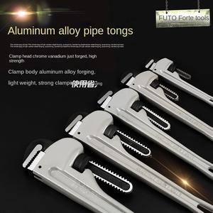 Dingpai Fote Heavy-Duty Multifuncional Olecranon Pipe Tongs American Oil Field Llave de ahorro de trabajo Mango de aleación de aluminio Métrico - Product Image 4