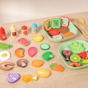 Juego de Cocina de Juguete para Niños con Sartenes, Frutas y Verduras, Juguete Educativo, Regalo para Niños y Niñas, Juego de Imitación - Product Image 5