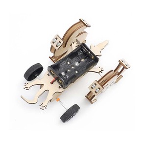Lanzador de bolas robótico, brazo <span class=keywords><strong>tirador</strong></span>, Kit de construcción eléctrico, juguete de Ciencia de vástago DIY para niños - Product Image 6