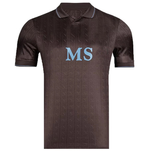 Kaos Sepak Bola Unisex Terbaru Naples Maradona Vintage Berkualitas Tinggi Jersey Sepak Bola Custom 100% Poliester Cepat Kering Bernapas - Product Image 4