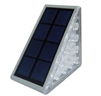 Lampes solaires LED étanches IP67 pour extérieur, pour marches de terrasse, allées de jardin, portes d'entrée, décoration de chemin