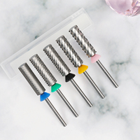 Mejor Proveedor de Herramientas para Uñas, Logotipo Personalizado, Serie Flute Super Larga de 24mm, Paquete en Caja, Broca para Uñas 4XC Extended Efile