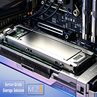 UNESTECH ST9313 Rak Mobile Enclosure SSD M.2 NVMe PCIe 4.0 yang Dapat Dilepas Dengan 1 X SlimSAS SFF-8654 4i