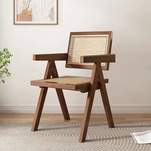 Silla <span class=keywords><strong>de</strong></span> Comedor Moderna <span class=keywords><strong>de</strong></span> Madera Maciza y Cuero, Venta al Por Mayor <span class=keywords><strong>de</strong></span> Fábrica, para Cocina, Hogar, Estudio, Cafetería y Sala <span class=keywords><strong>de</strong></span> Estar - Product Image 5