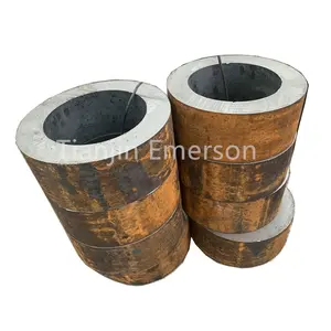 Fornitore di tubi in acciaio al carbonio tubo laminato a caldo di ferro nero spesso muro di acciaio al carbonio tubo forato barra cava taglio a lunghezza