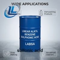 Acide Sulfonique LABSA / DBSA Acide Alkylbenzène Sulfonique Linéaire LABSA 96% CAS 27176-87-0 Tensioactif pour Produits Chimiques Quotidiens Shampoing