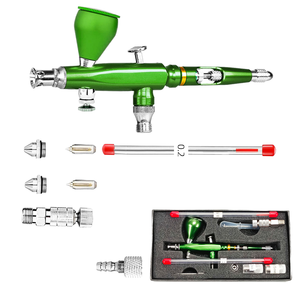 Kit de Aerógrafo de Doble Acción M-180 para Bricolaje, <span class=keywords><strong>Pistola</strong></span> de Pintura Neumática para Pintura Corporal, Pistolas de Pulverización de Potencia - Product Image 1