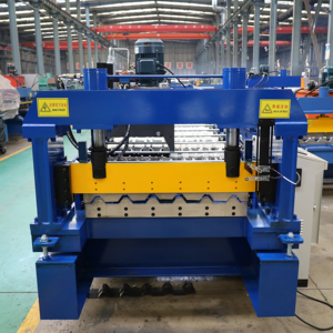 Máquina para fabricar láminas para techos Máquina formadora de rollos de láminas corrugadas Máquina para fabricar azulejos - Product Image 1