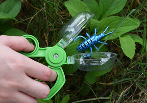 Ngoài trời 4 cái Explorer Bug Bộ sưu tập kính lúp bướm Net Critter trường hợp Bug quan sát container trẻ em Bug Catcher Kit - Product Image 5