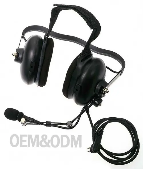 Trbow OEM headphone Radio dua arah, walkie talkie Headset penghilang kebisingan untuk motorola hytera kenwood icom radio