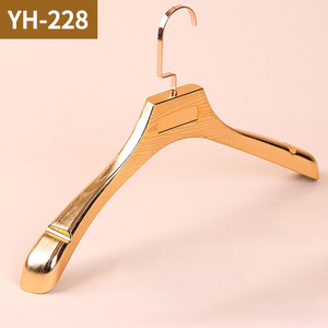 Percha de plastico antiscivolo abito senza cuciture abito da sposa appendiabiti in <span class=keywords><strong>plastica</strong></span> dorata - Product Image 5