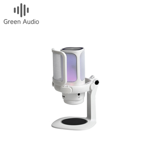 ไมโครโฟน GAM-S1 RGB แบบ USB สำหรับพอดแคสต์ วิดีโอ ไมค์คอนเดนเซอร์ พร้อมปุ่มปิดเสียงเร็ว ขาตั้ง ป๊อปฟิลเตอร์ ไฟ RGB ตัวกันกระแทก - Product Image 2