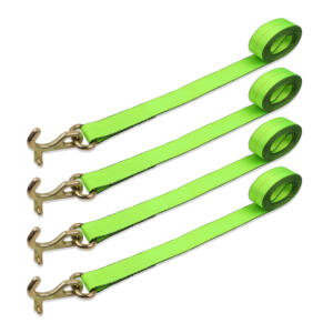 2 pouces x 12 pouces, cadre vert de haute qualité, crochet TJ, ceinture à cliquet, <span class=keywords><strong>sangle</strong></span> de transporteur de <span class=keywords><strong>voiture</strong></span> - Product Image 1