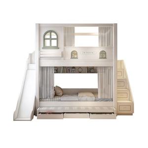 Muebles Modernos para Dormitorio <span class=keywords><strong>Infantil</strong></span>: <span class=keywords><strong>Litera</strong></span> Doble con <span class=keywords><strong>Escalera</strong></span> y <span class=keywords><strong>Cajones</strong></span> de Almacenamiento - Product Image 1