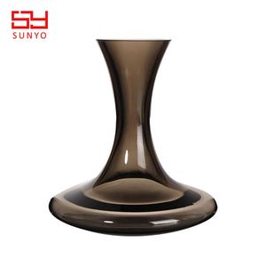 Handgemaakte Unieke Rook Grijs Gekleurde 400Ml Kleine Inhoud Loodvrije Kristal Grappige Rode Wijn Karaf Glazen - Product Image 2