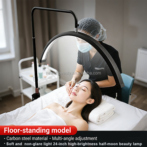 Lámpara de Belleza LED Portátil de 28 Pulgadas, Lámpara de Uñas con Soporte para Teléfono Móvil, Lámpara de Relleno para Extensiones de Pestañas, <span class=keywords><strong>Spa</strong></span> en Casa y Salón de Belleza - Product Image 4