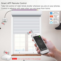 Módulo de Interruptor Inteligente para Persianas LangYeao Zigbee RF433, Mini Controlador Oculto para Cortinas y Persianas, Compatible con Tuya, Alexa y Google Home