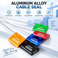 Scellé de sécurité jetable en alliage d'aluminium ST-CS-HJ1, anti-effraction, pour conteneurs et camions