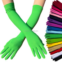 Gants élastiques en soie de lait de 18 pouces