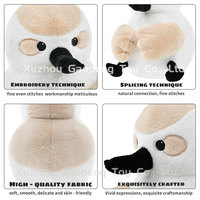 Jouets de simulation de gros oiseau personnalisés pour enfants peluche oiseau dessin animé mignon Kawaii Anime poupée en peluche