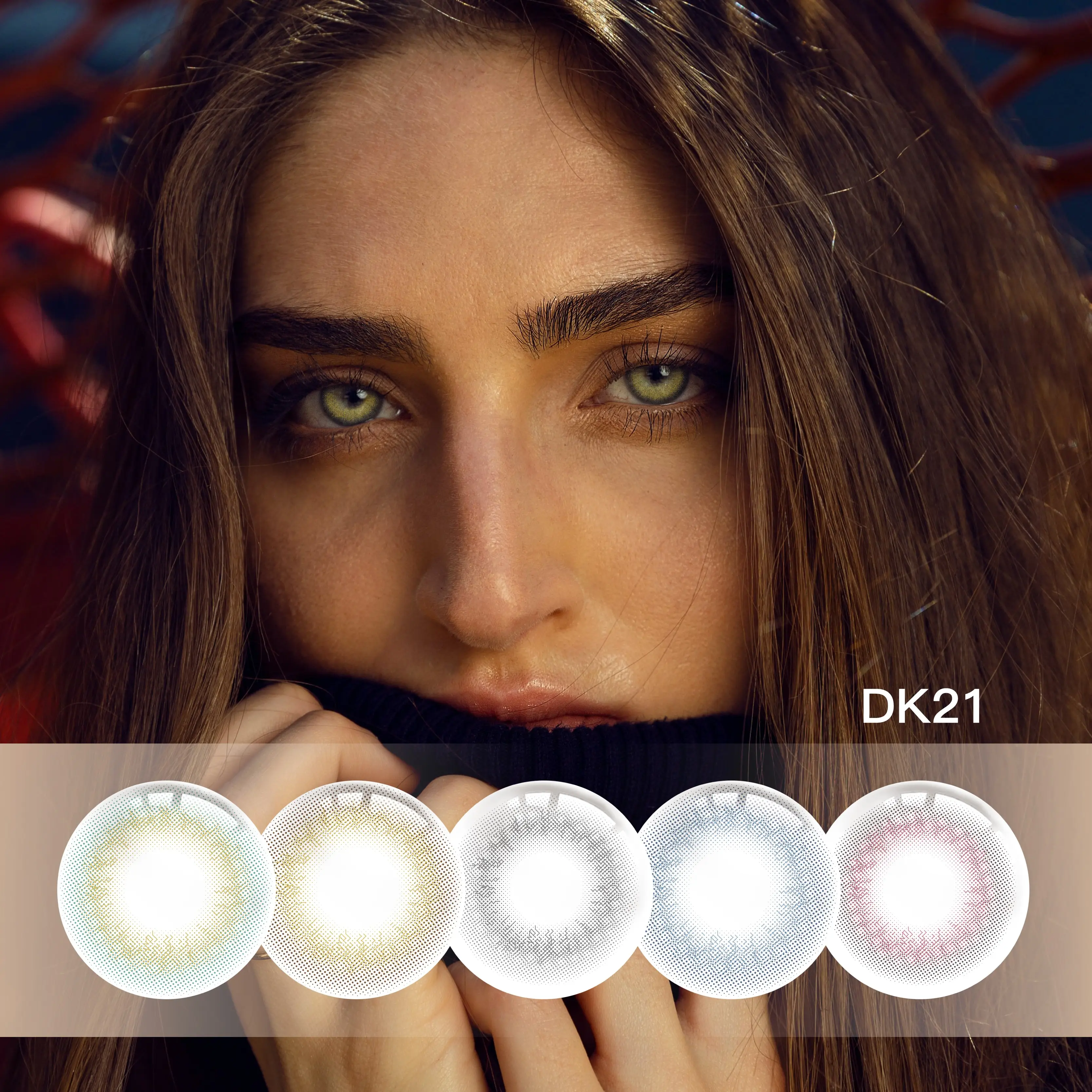 Beauty Tone HD Quarz 1 Jahr farbige Augenkontakt linsen Großhandel Super Natural Beautiful Style Farbe Kontaktlinsen