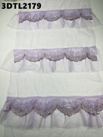 Nouvelle Tendance : Tissu en Dentelle Équatorienne en Gros, Tissu Brodé en Dentelle, Tissu en Dentelle à Paillettes pour Robe de Soirée, Tissu en Dentelle de Dubaï