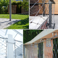Singe Cages Ara Volière Filets Volières Métal Perroquet Enceinte Câble Maille Clôture Grands Oiseaux Cages Pour Animaux De Compagnie