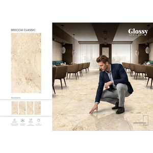 Canyon Grey Onyx Glossy Porcelain Tiles 24x48 Inch Modern Polished Surface for Elegant Interior Floors - Product Image 4
