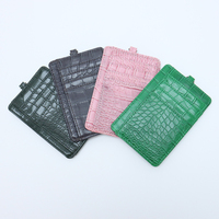 Porte-cartes en PU de qualité supérieure, minimaliste, compact, fin, personnalisable, étui pour cartes de crédit, organisateur multifonction, porte-monnaie