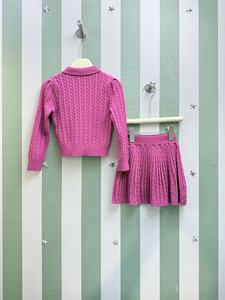 <span class=keywords><strong>Pull</strong></span> à revers pour <span class=keywords><strong>fille</strong></span>, style anglais, rayé, léger, anti-boulochage, anti-rétrécissement, en polyester/coton, pour enfants - Product Image 5