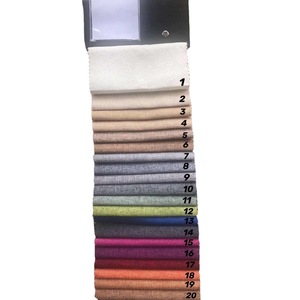 Tela de Lino y Algodón Tejida de Peso Medio, Estampada, para Uso Textil en el Hogar, Artículos en Stock - Product Image 4