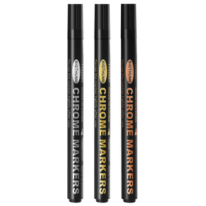 Offre Spéciale 0.7mm Or Argent Cuivre Art <span class=keywords><strong>Miroir</strong></span> Chrome Métallique <span class=keywords><strong>Marqueur</strong></span> Étanche Permanent Brillant Peinture Stylo Chrome <span class=keywords><strong>Marqueur</strong></span> - Product Image 1
